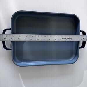 Our Place Oven Roasting Pan - Blue Salt - Rectangular Ceramic Non-Stick NWOT